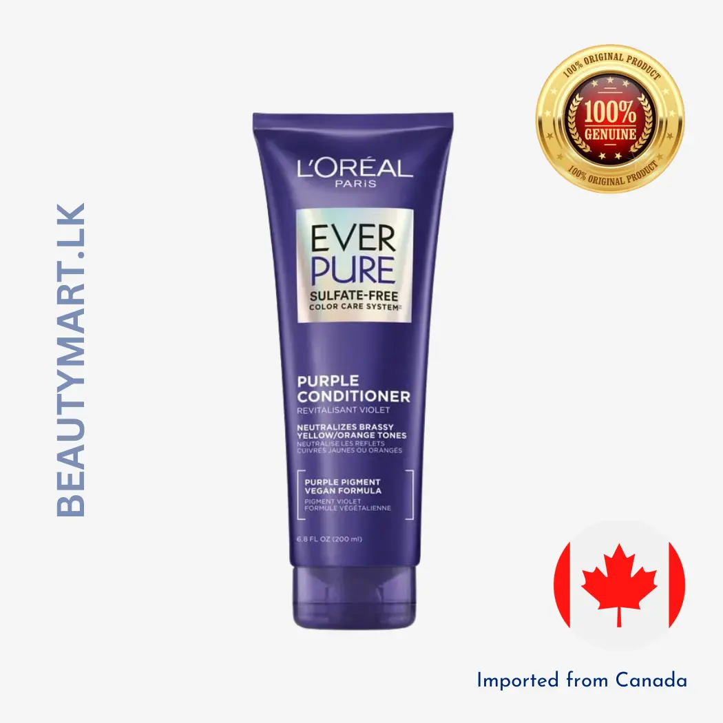 L'Oréal Paris EverPure Sulfate-Free Brass Toning Purple Conditioner 200ml